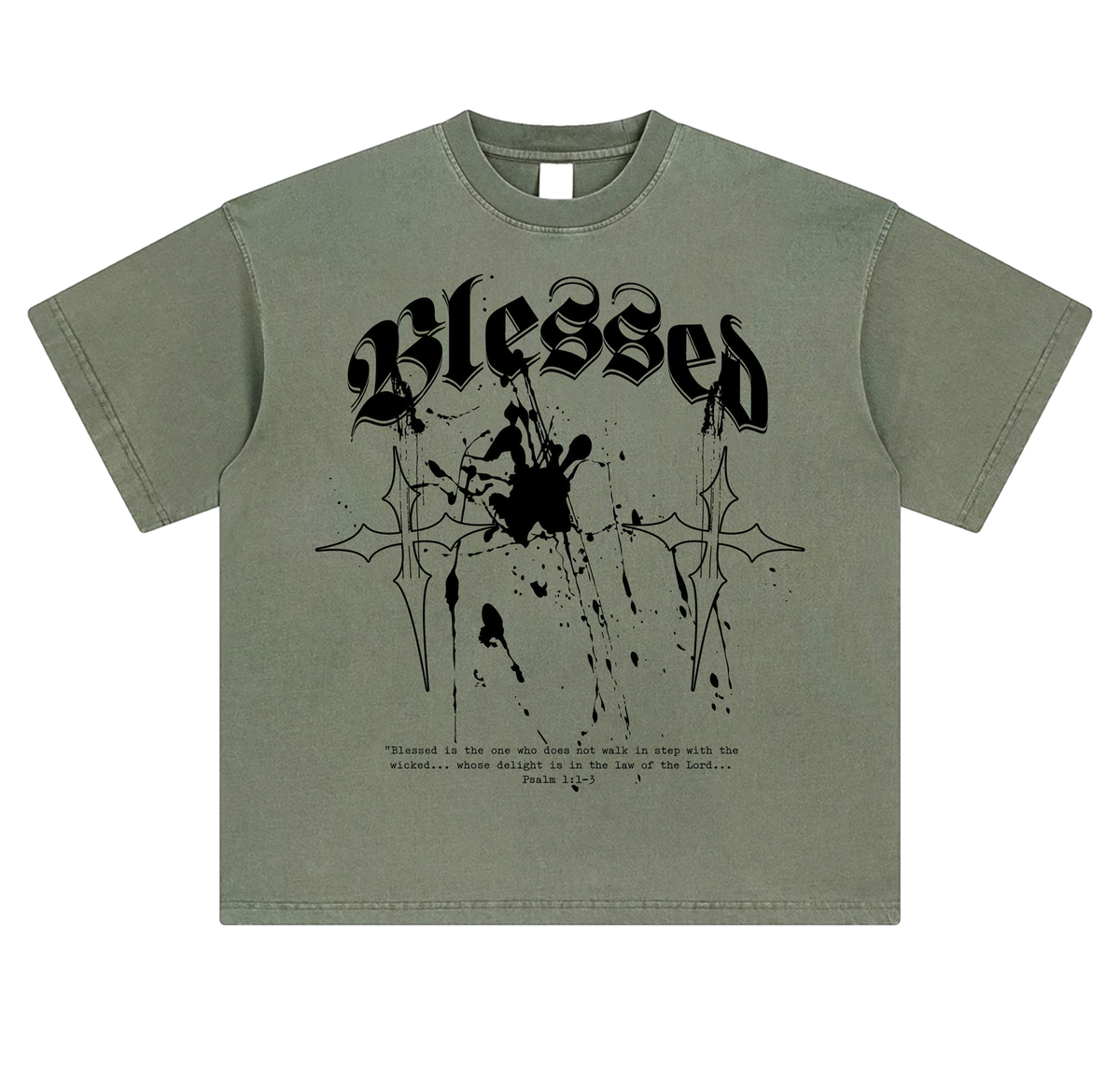 BLESSED Unisex Faith-Based Streetwear T-Shirt
