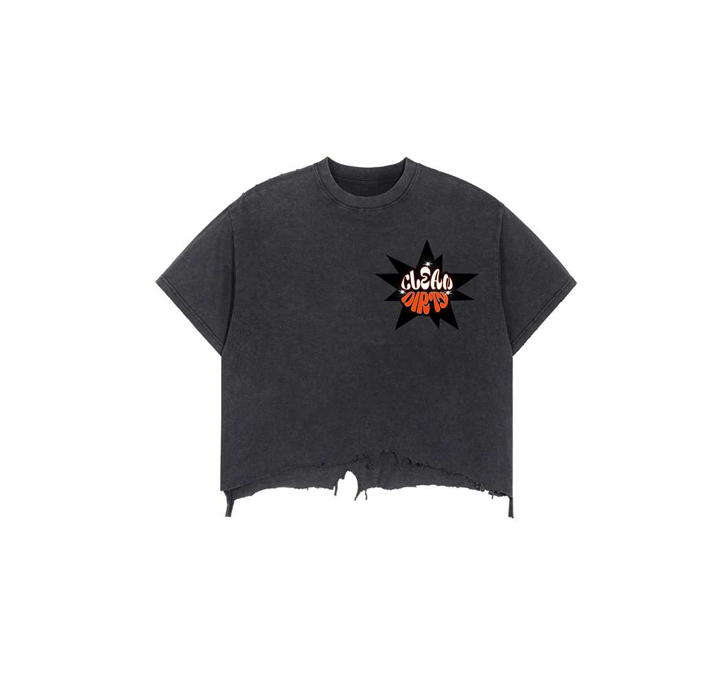 Cross & Chrome Crop Top- WOMEN'S FAITH BASED STREETWEAR CROP-TOP