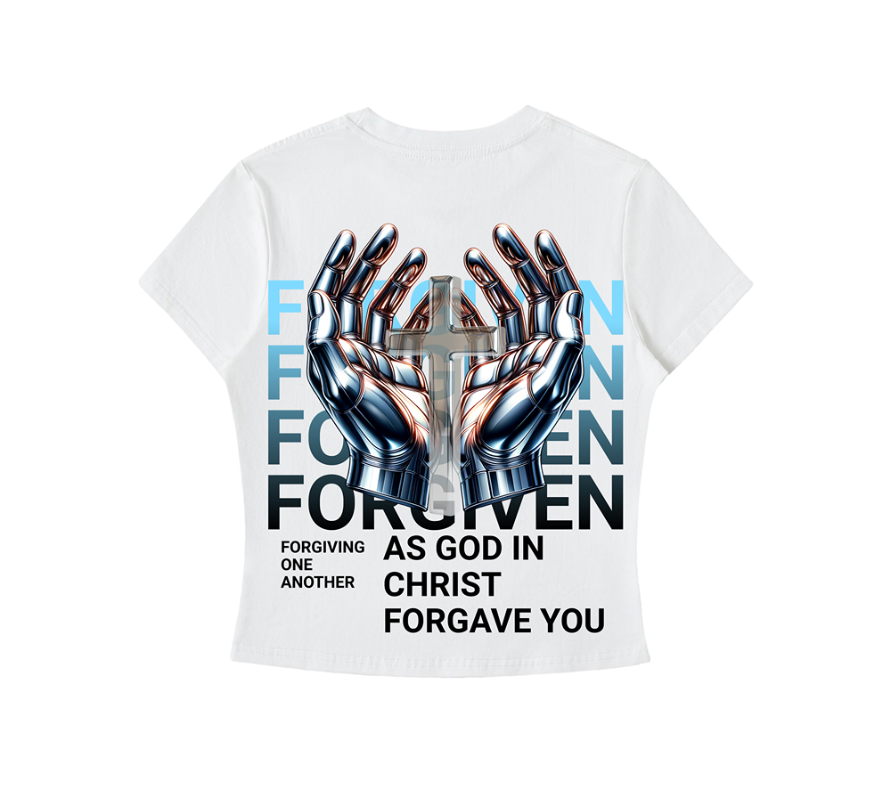 Forgiven- Women's Faith Based Streetwear Shirt