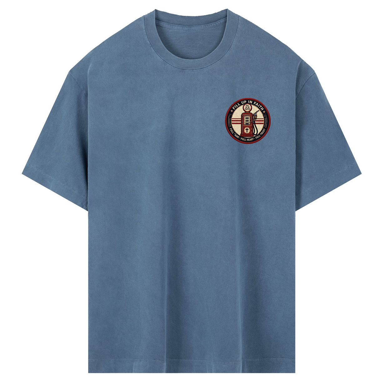 FILL UP WITH FAITH Unisex Faith-Based Streetwear T-Shirt