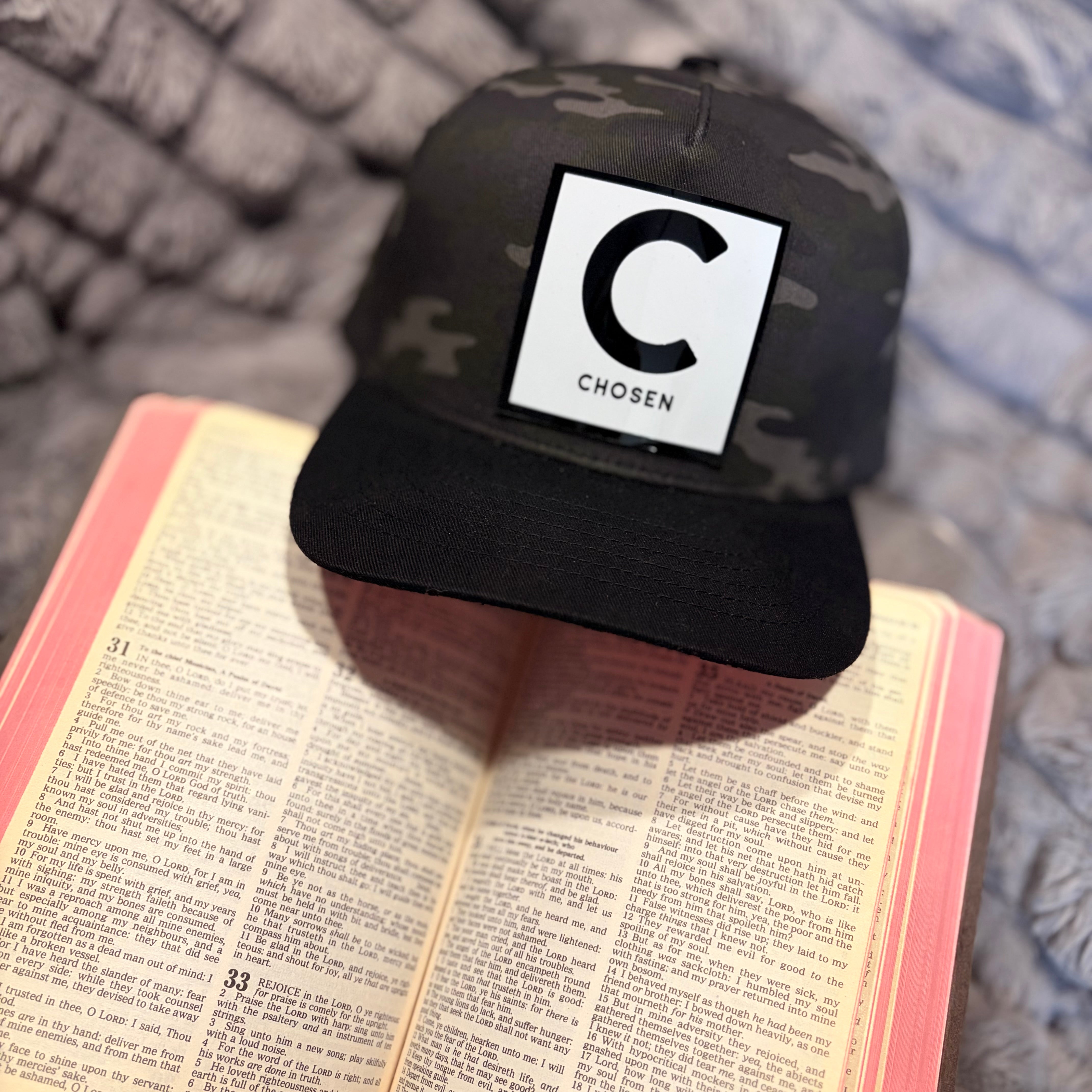 C for Chosen Hat- Snapback Baseball Cap