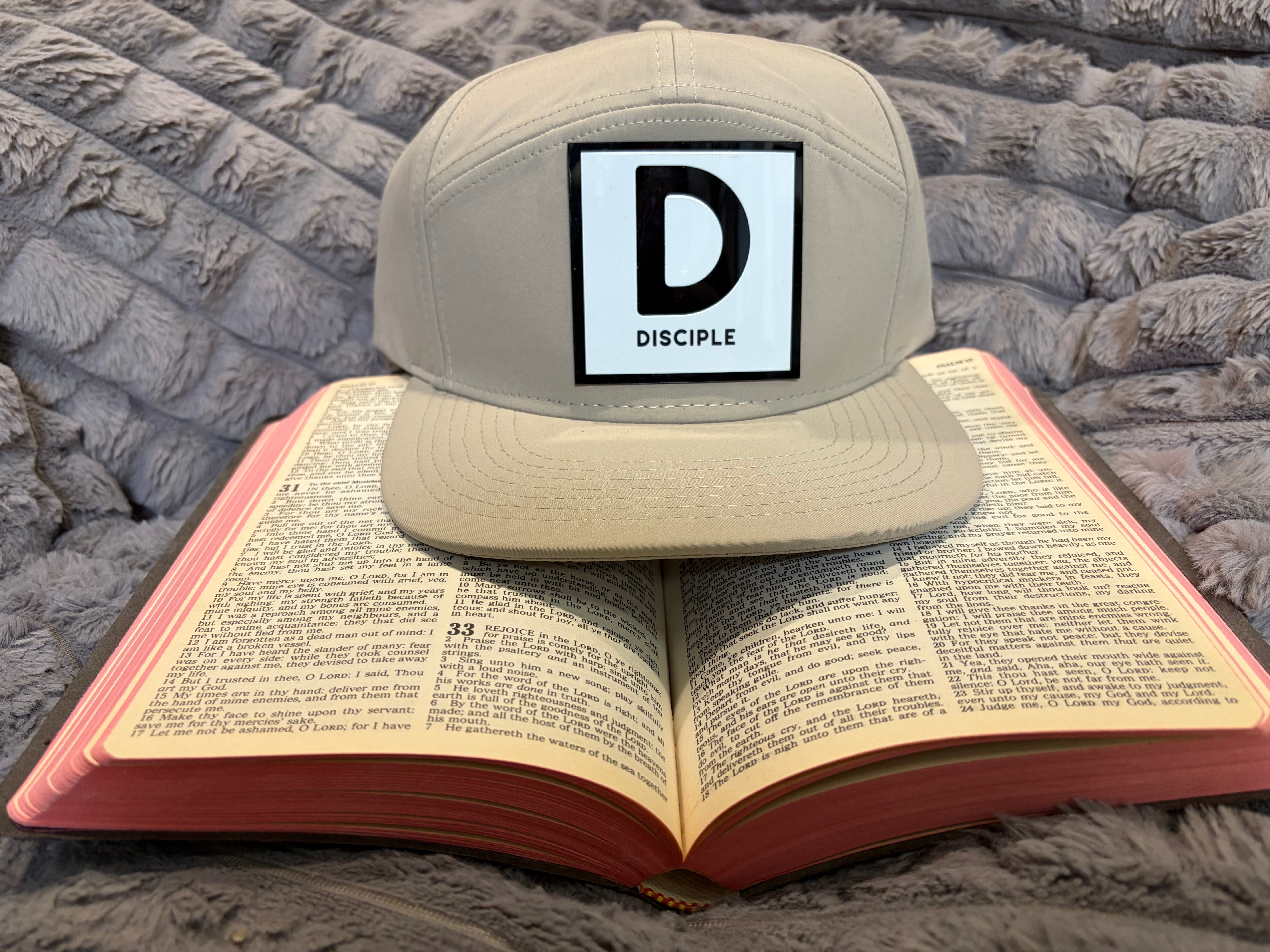D for Disciple Hat- Snapback Flat Bill Cap