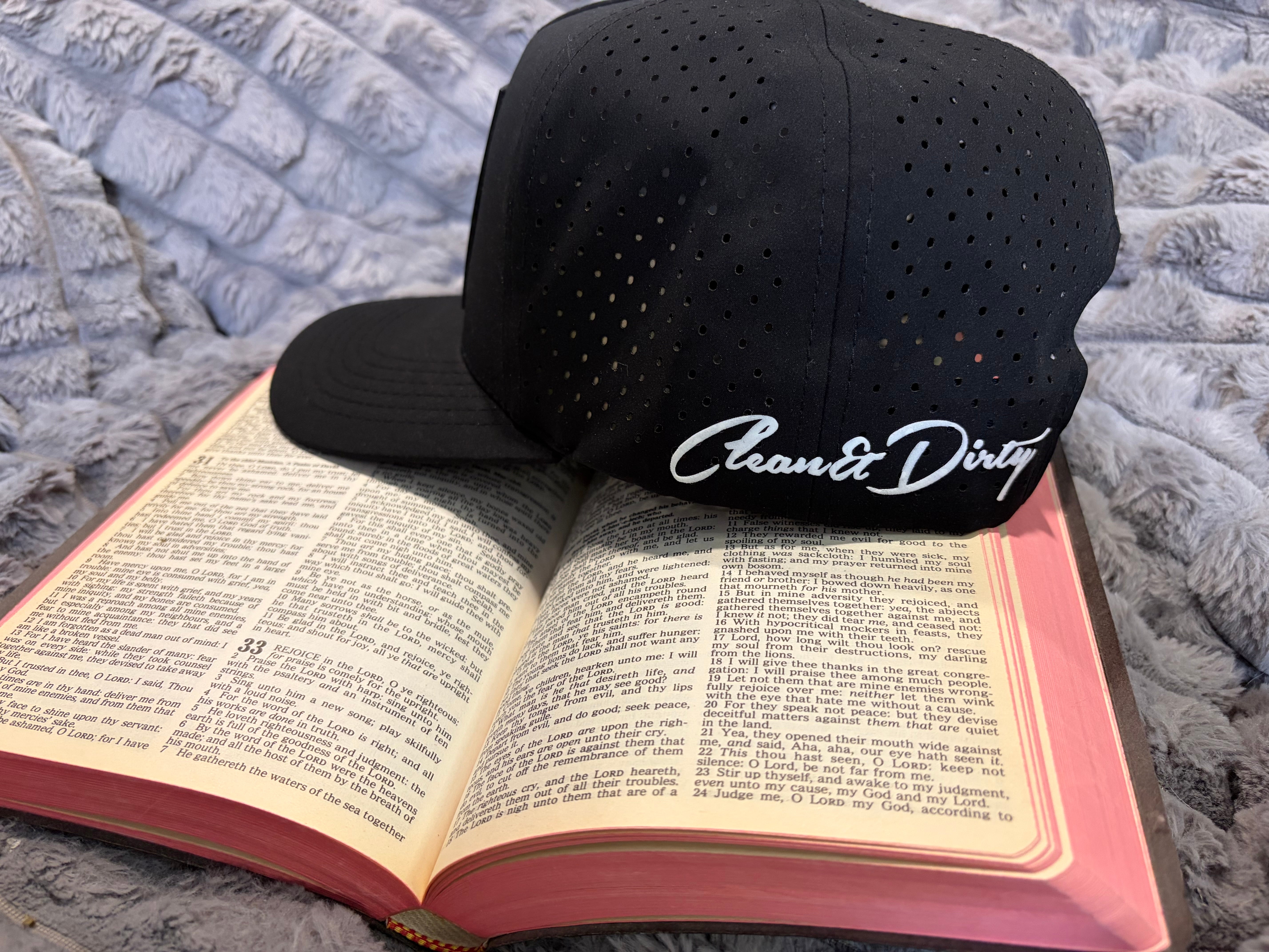 C for Chosen Black Hat- Snapback Baseball Cap