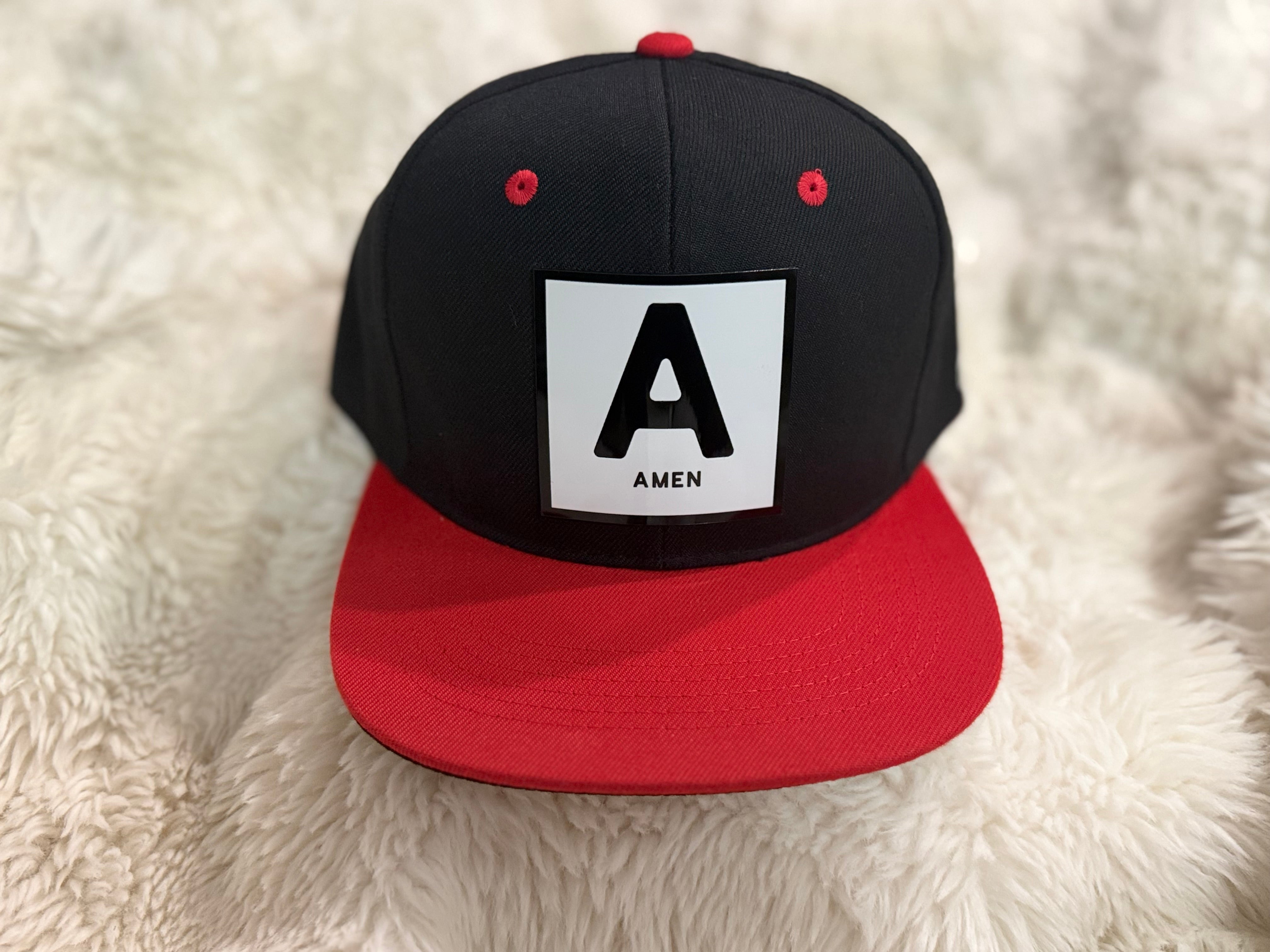 A is for Amen Hat- Snapback Flat Bill