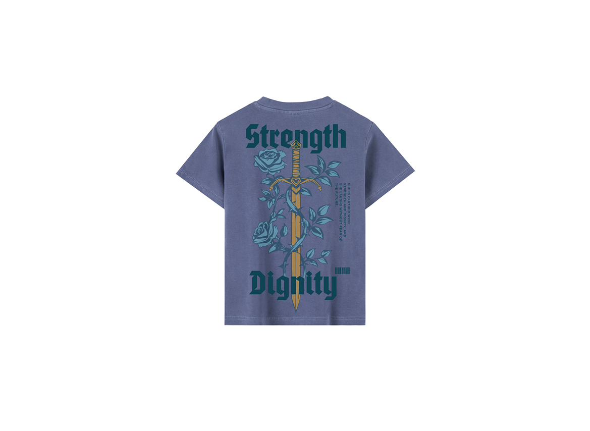 Strength & Dignity- Women's Faith Based Streetwear Shirt